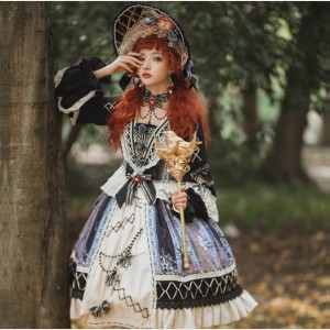 Finches In The Mirror Lolita Dress OP by YingLuoFu (SF88)